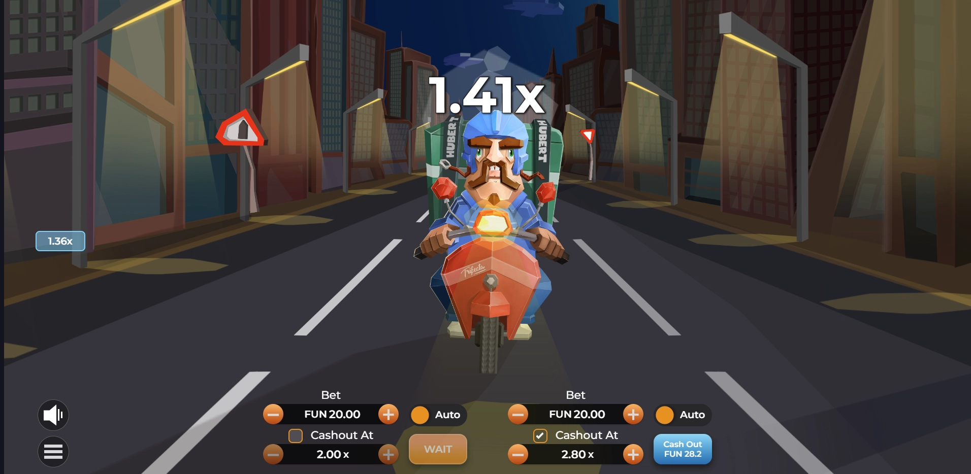 Hubert Hits by Trifecta Gaming featuring fast paced exciting crash game mechanics