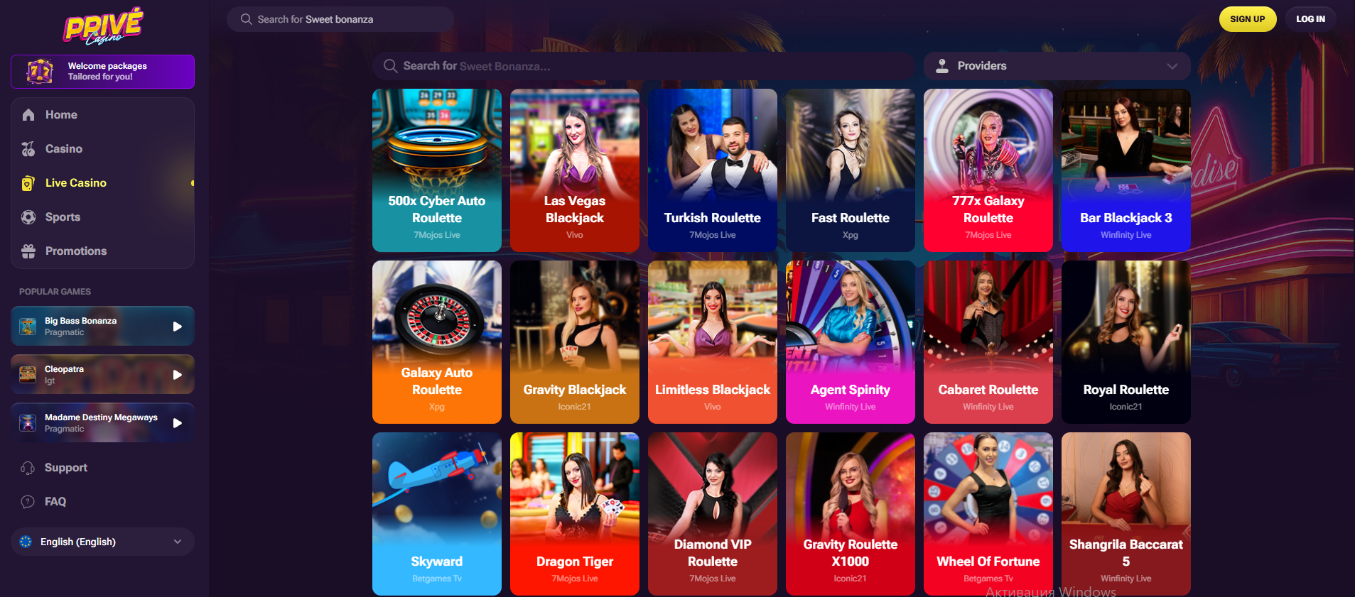 Table de jeu en direct avec croupier professionnel diffusée en haute définition